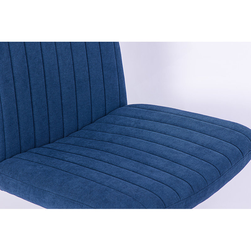 Chaise de bureau Modern, Lin lin, Bleu