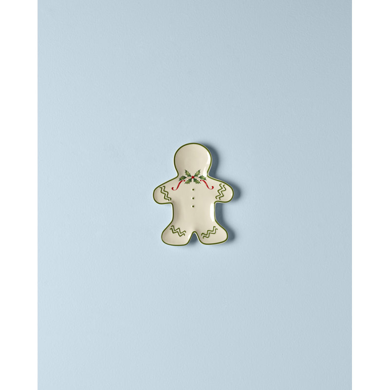 Lenox Gingerbread Man Bread and Butter Plate