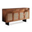 Buffet en rotin blanc moderne et minimaliste