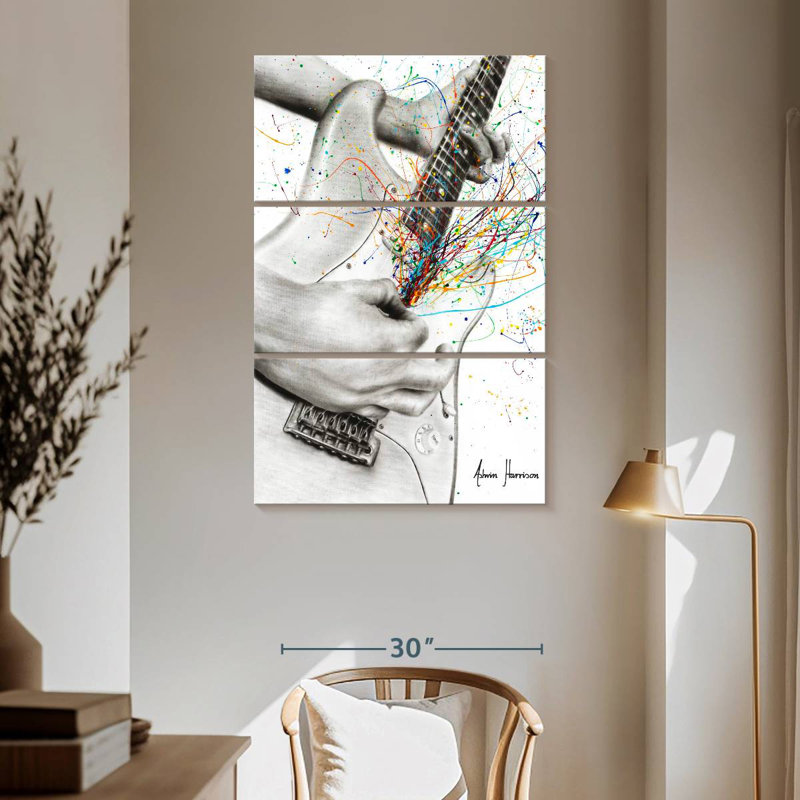 Abarca The Guitar Solo, 65" H x 42" W