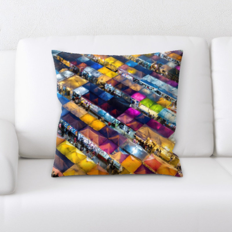 Microsuede Throw Pillow