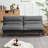 72.4" Cordury Soft Armless Futon Sofa Bed-505392183