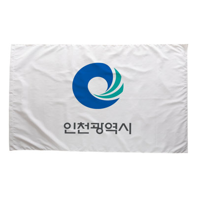 Drapeau de la ville d'Incheon — Drapeau extérieur