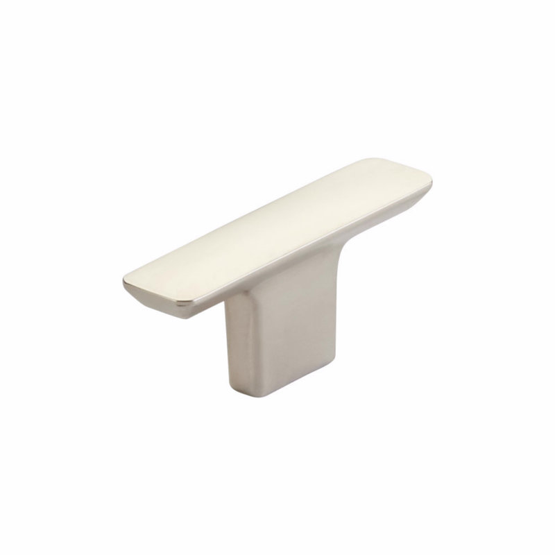 Suave Geometric Knob, Brushed Nickel