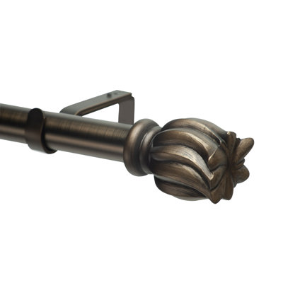 Tringle à rideaux simple Neriah 1,125 po