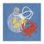 Toile nautique crabe et citrons, design par Krissy Mast-511045287