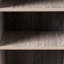 Cabinet gris avec panneau de particules et pieds en fer, livré avec 1 bibliothèque, P 12 po x H 77 po, l 40,53 po pieds