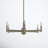 Tuscany Satin Nickel 6-Light Contemporary Chandelier-1785437096-1819936113