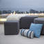 Bazaar Outdoor Ottoman with Sunbrella Cushions