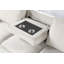Canapé-lit modulaire réversible en tissu 86,5 po avec 2 tiroirs et 2 ports USB Estelle