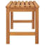 Hariesh Solid Wood Teak Outdoor Bench