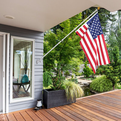 Drapeau de maison en aluminium 3 pi x 5 pi Eammon