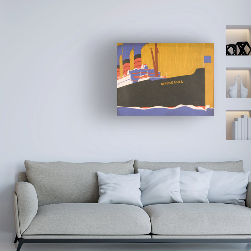 "Louis Fancher", Cunard Line, H 35 po x l 47 po