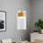 3 - Light LED Single Pendant