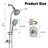 Complete Shower System with Rough in-Valve-100331292