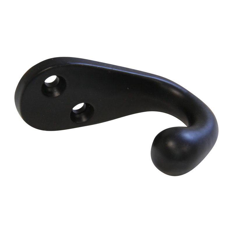 Iron Wall Wall Hook, Black