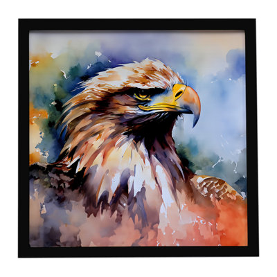 Eagle Framed Metal Print