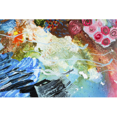 Detail Of The Painting - Wrapped Canvas Print