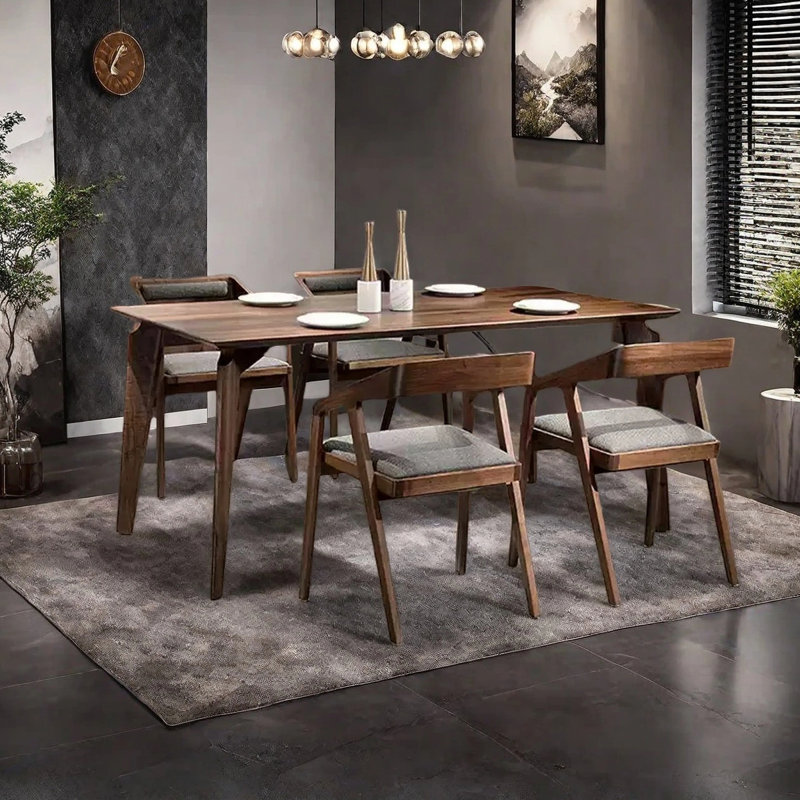 Table de salle à manger luxueuse de style italien, H 29,53 po x L 62,99 po x l 31,5 po