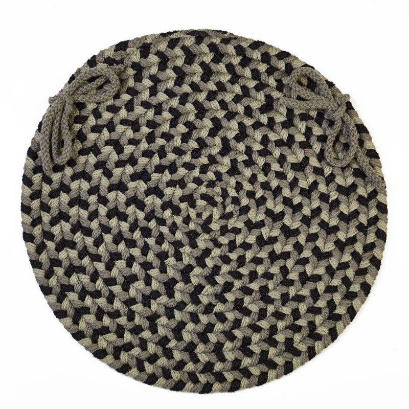 Coussin de chaise de salle à manger réversible, Forest Green