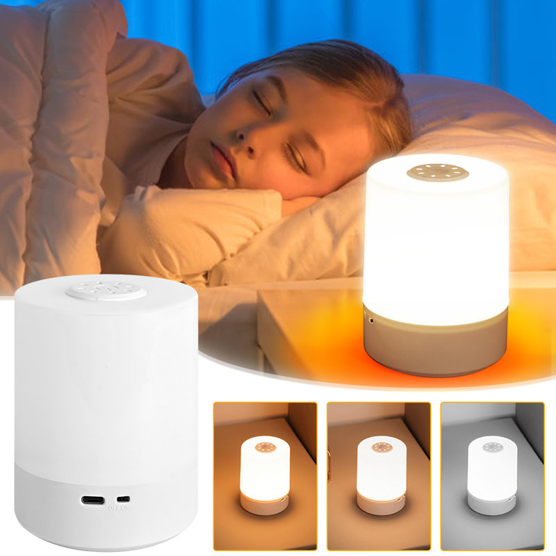 Rechargeable Touch Bedside Night Light Wireless Eye Protection Lamp