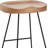 Adjustable Height Counter Stool with Metal Frame