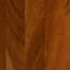 Table d'appoint ronde semi-fermée en marbre et bois de manguier naturel