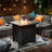 Square Fire Pit Table