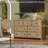Cevat Rattan 7-Drawers Dresser，Thickened Curved Profile Design-1923941763