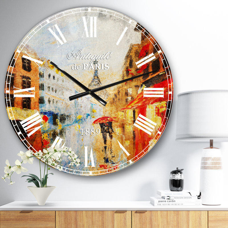 Horloge murale sensuelle Swigart, Moyen