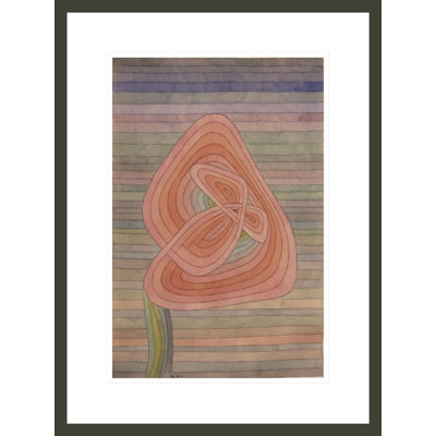 «Lonely Flower» par Paul Klee, impression giclée sur cadre