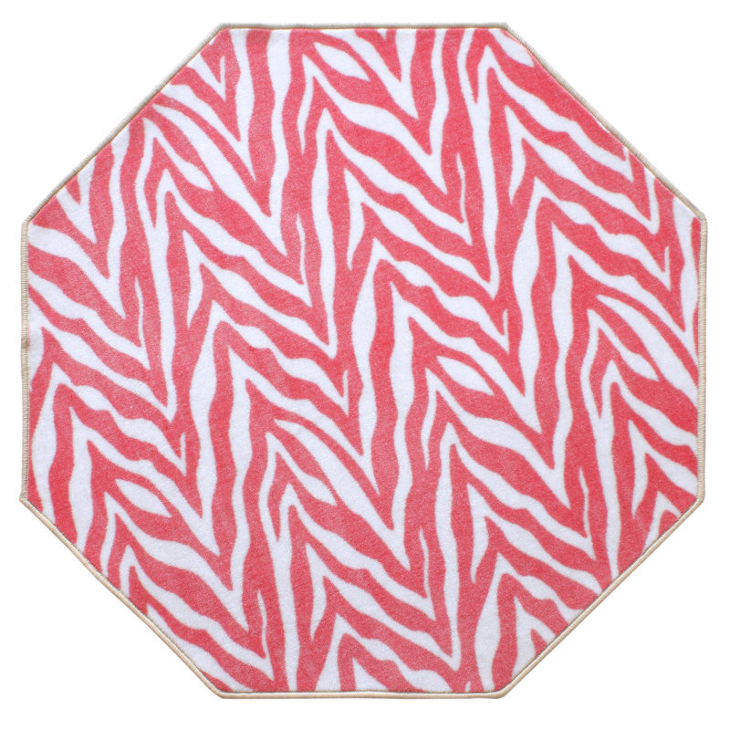 Tapis noir clair Furnish My Place, Octogone 11 pi