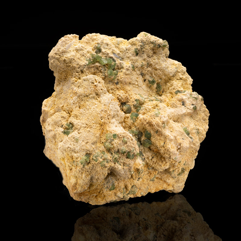 Demantoid Garnets in Matrix // 3.28 Lb.