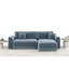 4 Seater Velvet Sofa Bed-651463497