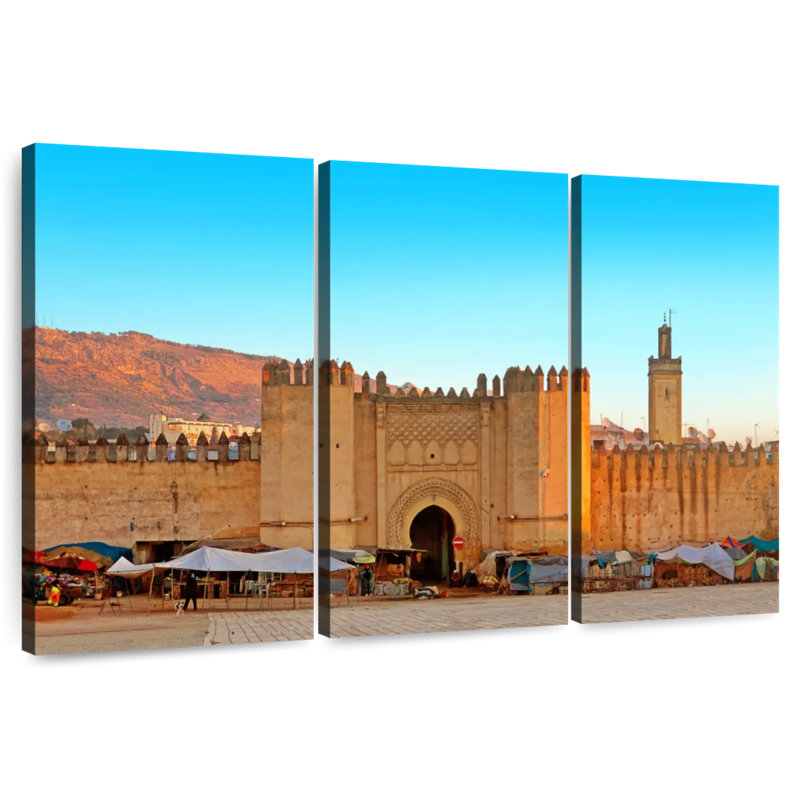 Rorry Medina Of Fez, 48" H x 74" W