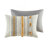 3 Piece Cotton Comforter Set Gray/Yellow