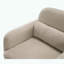 Chaise d'appoint contemporaine avec oreiller, ressorts ensachés et structure en contreplaqué