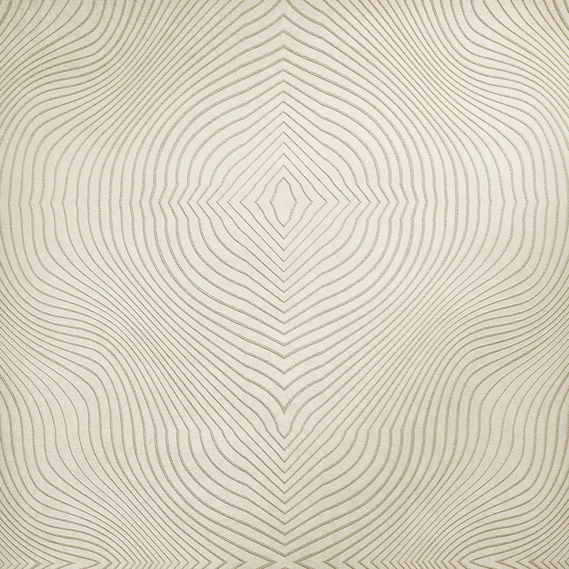 Slow Living 3D Embossed Glitter Geometric Wallpaper Roll, Sand Gold