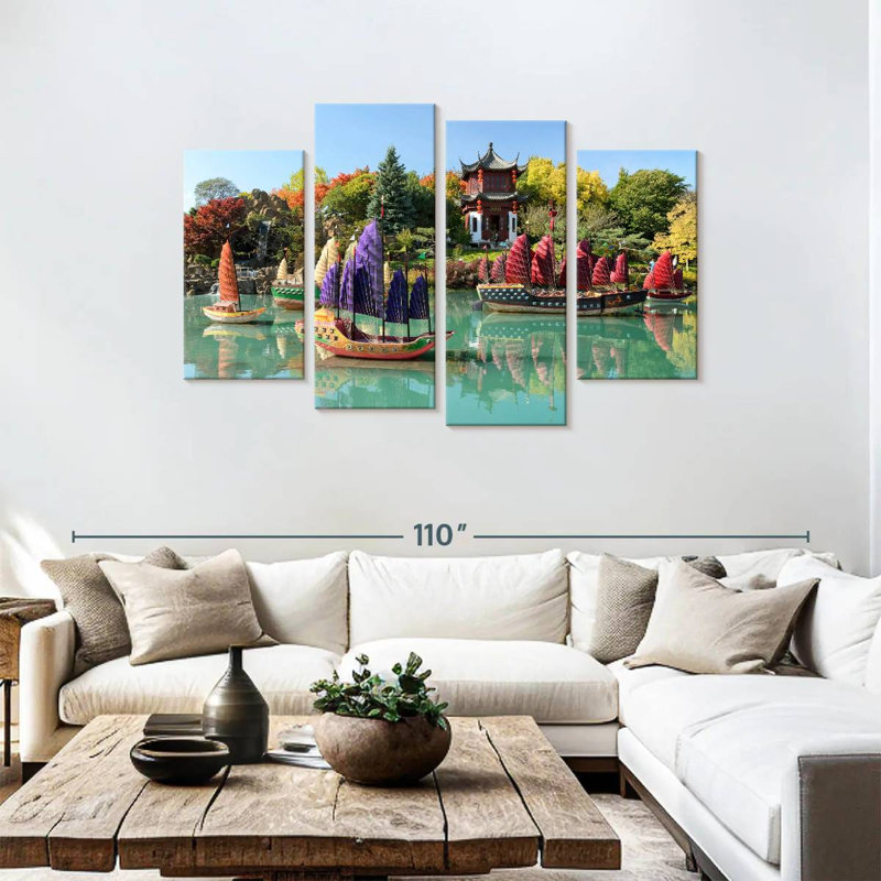 Mehar, bateaux de sampan de Montréal, H 48 po x l 75 po