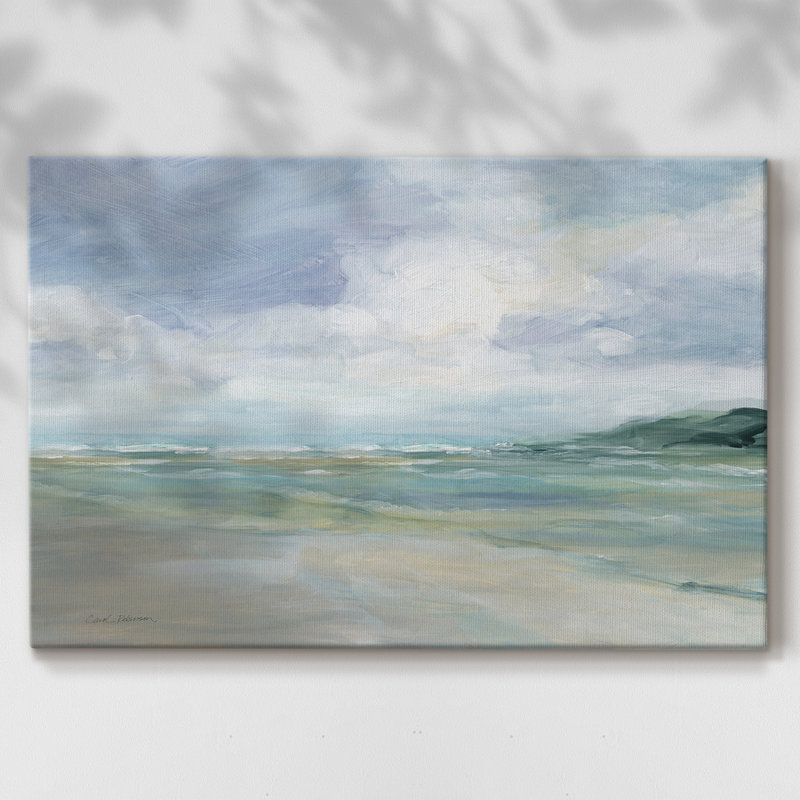 Wet Sandy Beaches -Gallery Wrapped Cavas, 32X48