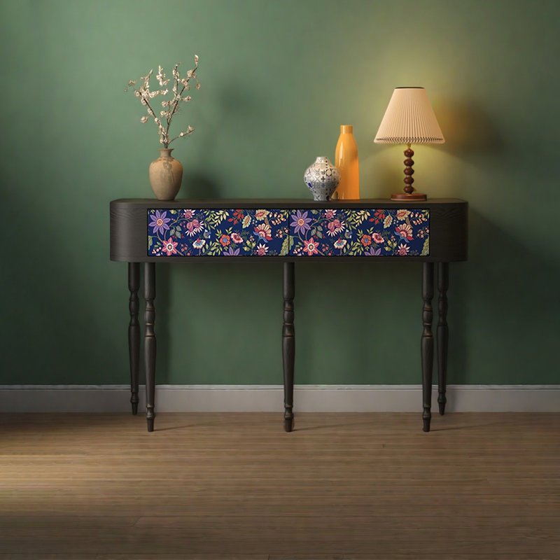 Console artistique à pieds hauts, H 31,5 po x l 47,24 po x P 15,75 po