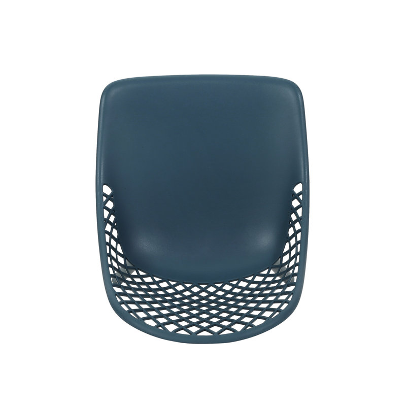 Chaise d'extérieur Almodovar Lily - Pour les intempéries avec structure et structure en maille unie à la mode