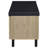 Clackamas White Oak 2-Door Storage Bench-2091442533
