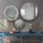 Wall Wood Round Hanging Gear Shape Heavy Decorative Mirror-1216923741-1216923742