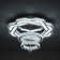 Thekla Crystal LED Flush Mount