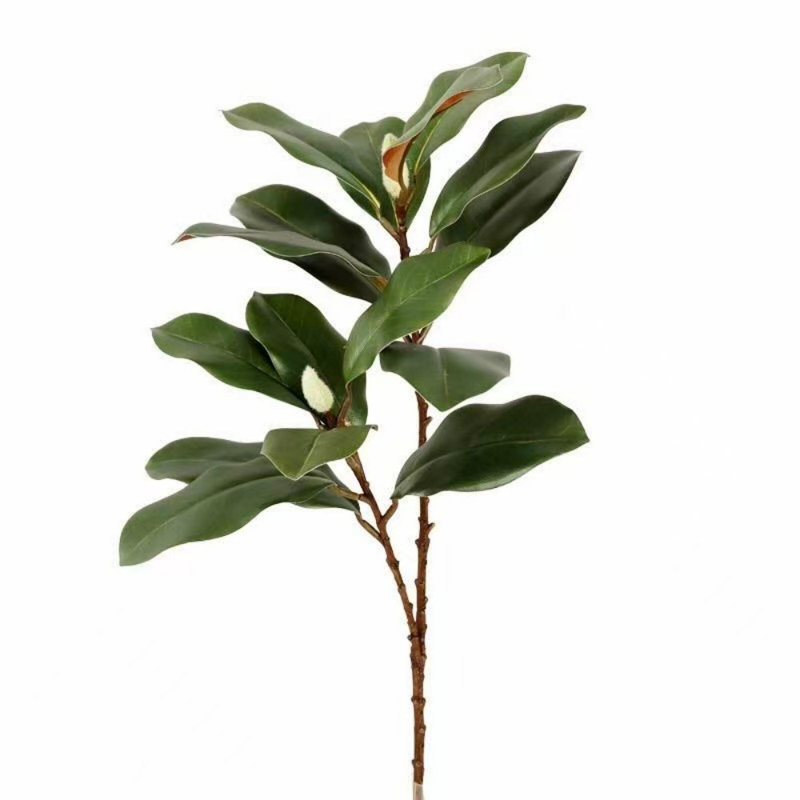 29 "branches de magnolia artificielles pour remplissage de vase, longue tige de ferme pour décorations de table de centre de table de bureau à domicile