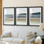 Saltwater Bay I - Impression personnalisée de qualité supérieure avec passe-partout - 3 pièces-488410550-488410544