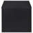 Black  Square Side End Table