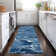 Machine Washable Indoor/Outdoor Christain ACN1349 Navy Rug