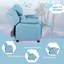 Fauteuil inclinable pour enfant de 14,2 po avec repose-pieds pliable Alexzia-375163669